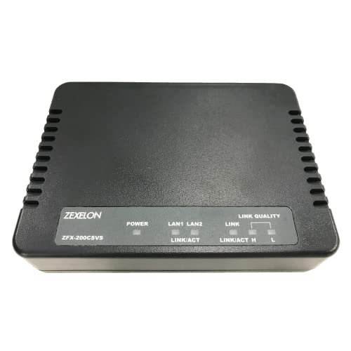 ZEXELON ZFX-200CSVS 高速同軸モデム 最大320Mbps Amazon.co.jp: ZEXELON 高速同軸モデム 子機 WEBスマート機能 最大通信